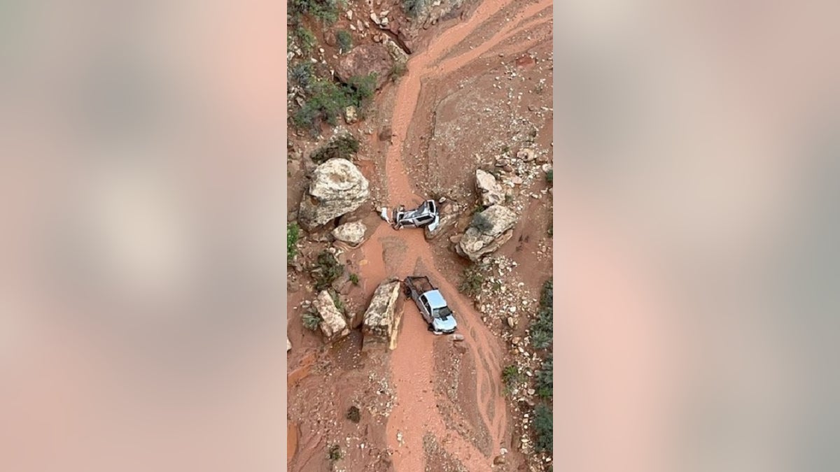 Flash flooding at Capitol Reef National Park in Utah washed away several vehicles