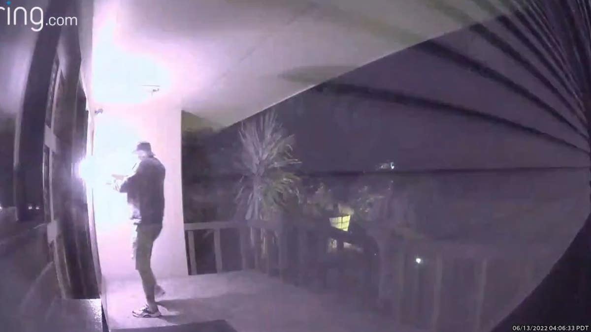 Olympia arson video from ring doorbell