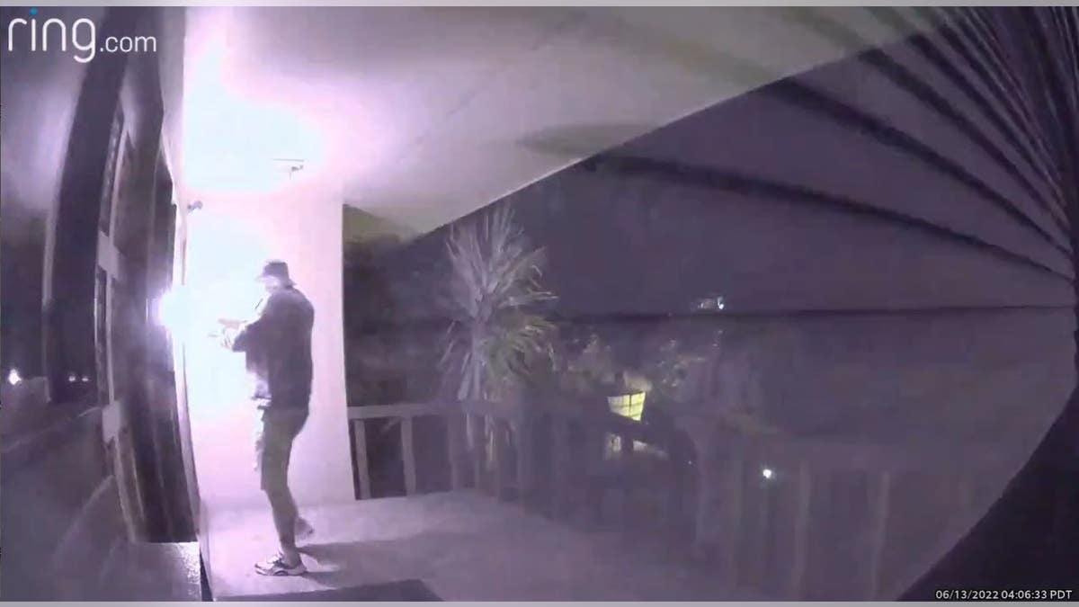 Olympia arson video from ring doorbell