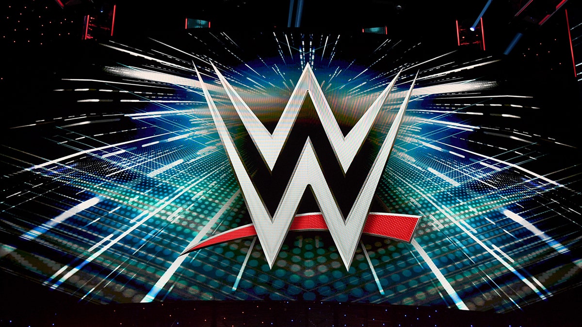 WWE logo in Las Vegas