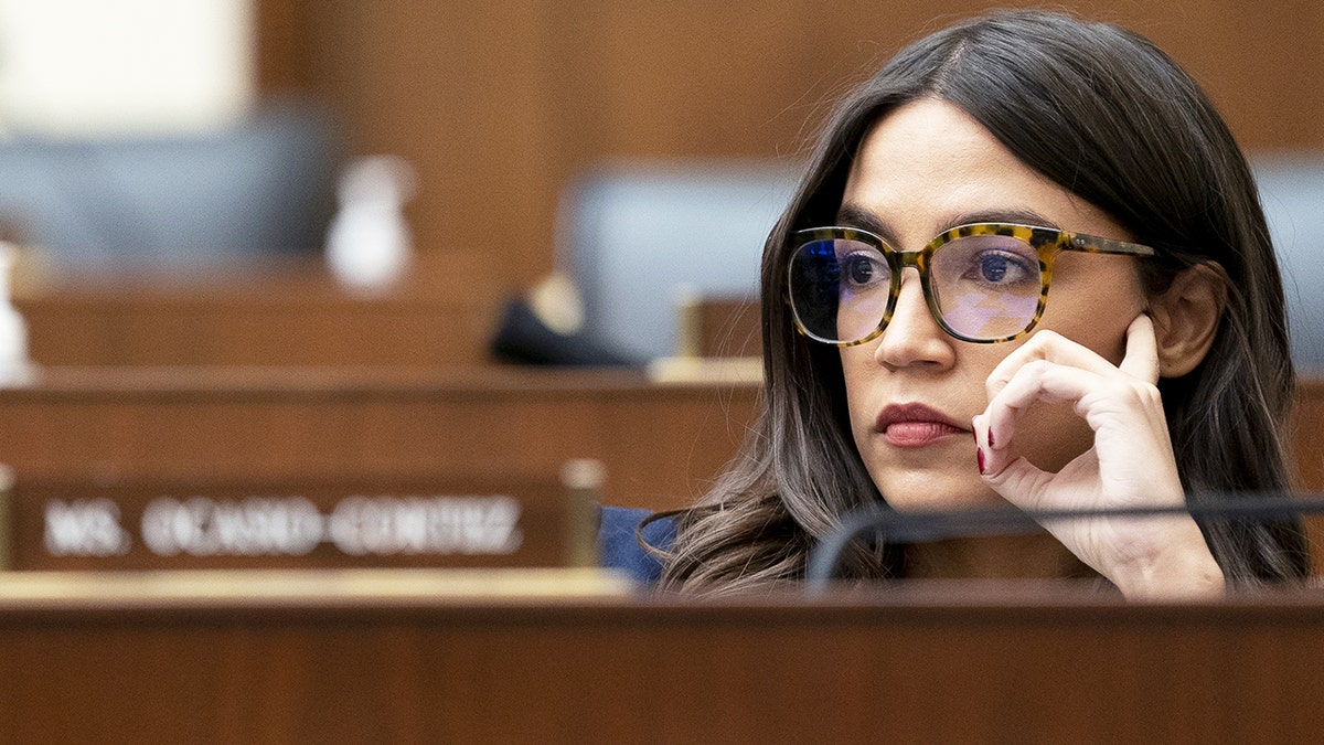 AOC during a congressional hearing
