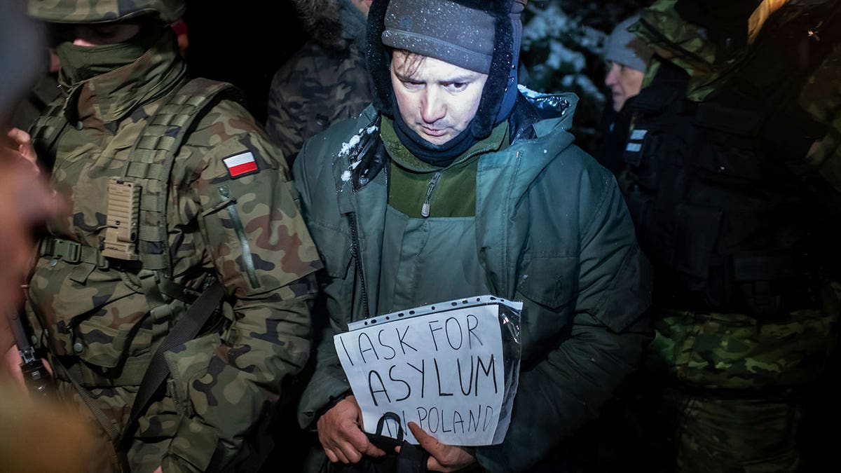 Man seeking asylum in Poland