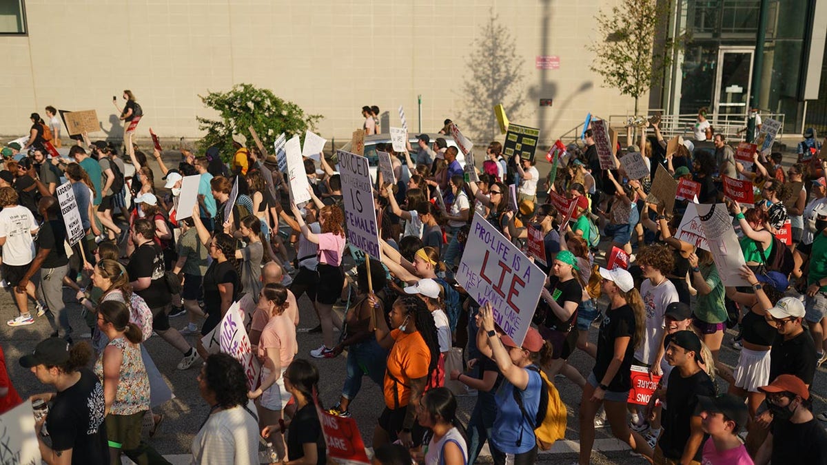 People protest in Atlanta