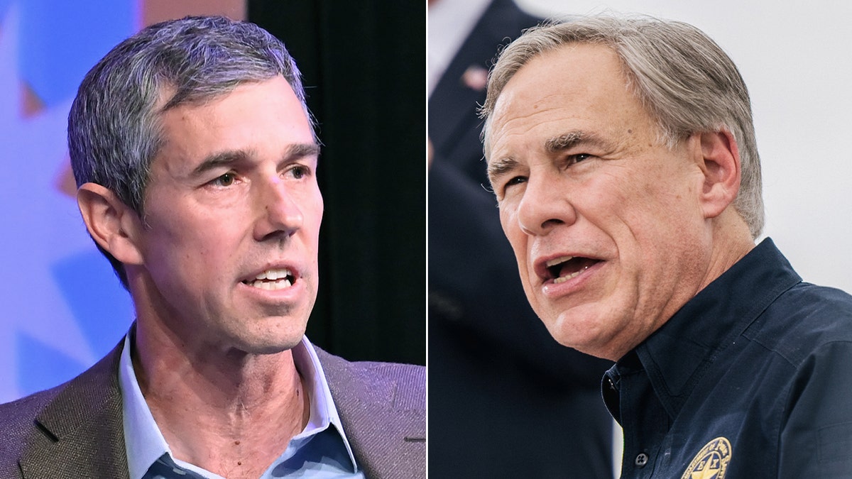 Democratic Texas gubernatorial candidate Beto O'Rourke, left, and incumbent GOP Gov. Greg Abbot, right.