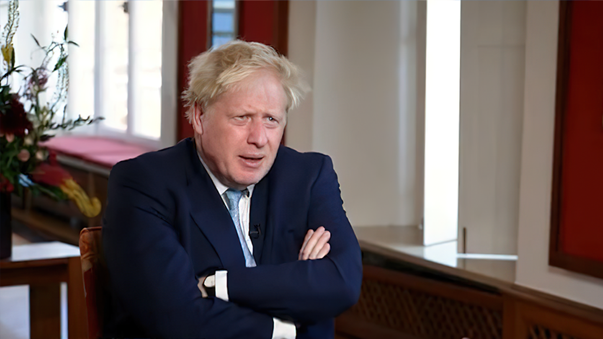 Boris Johnson is interviewed by CNN's Jake Tapper