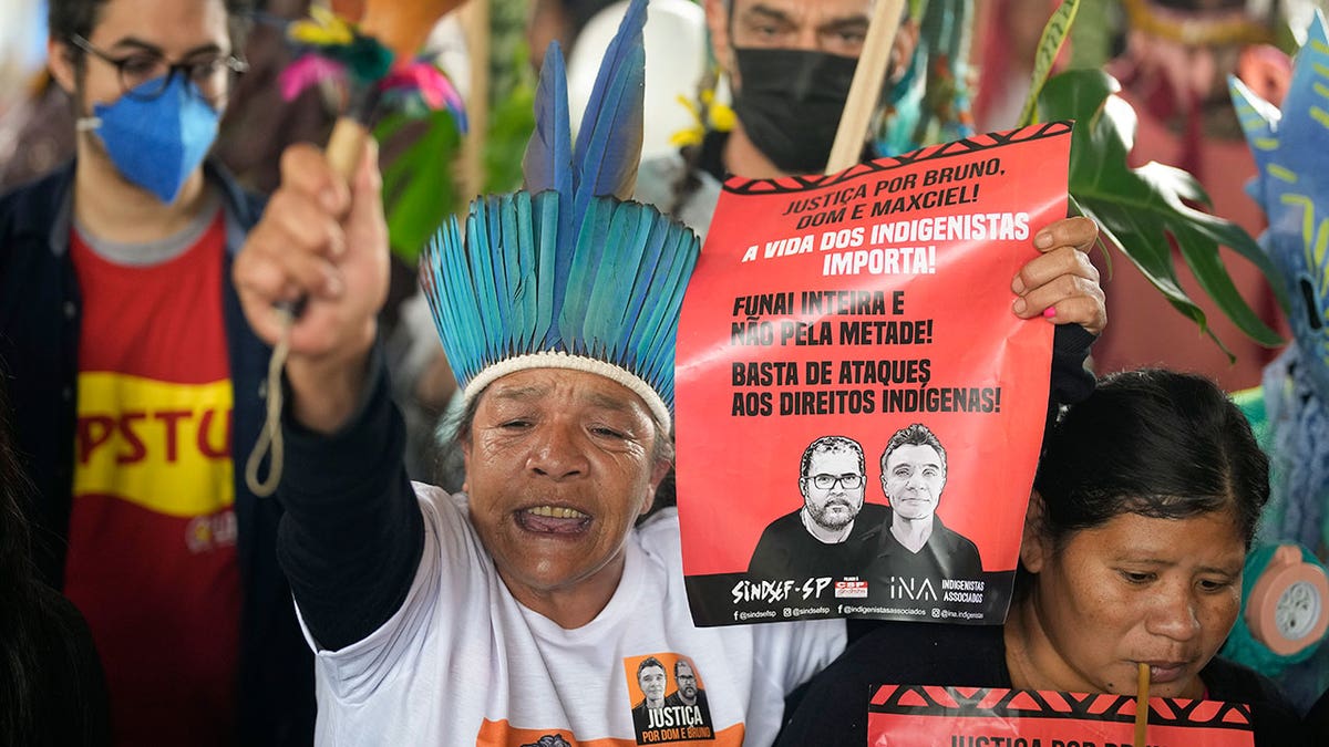 Protest in Brazil over journalist and researcher