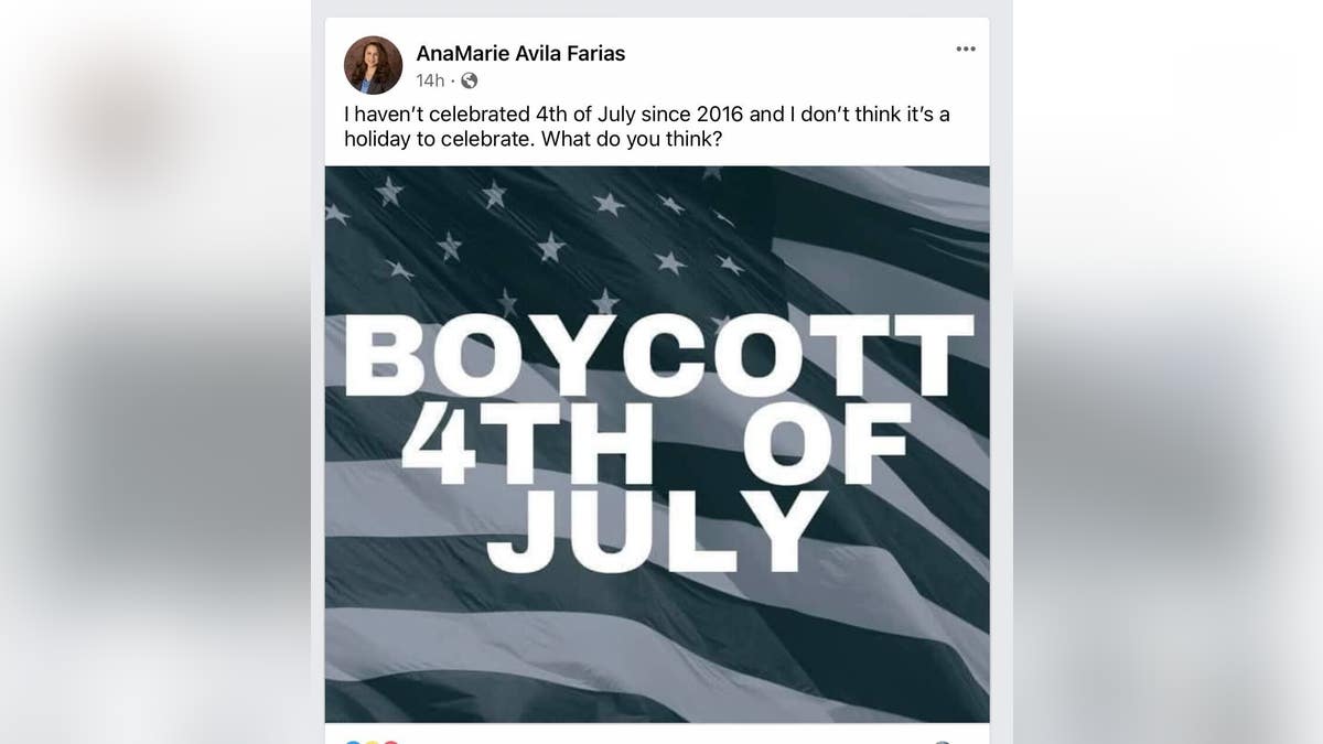 A school board member in California called to boycott the Fourth of July