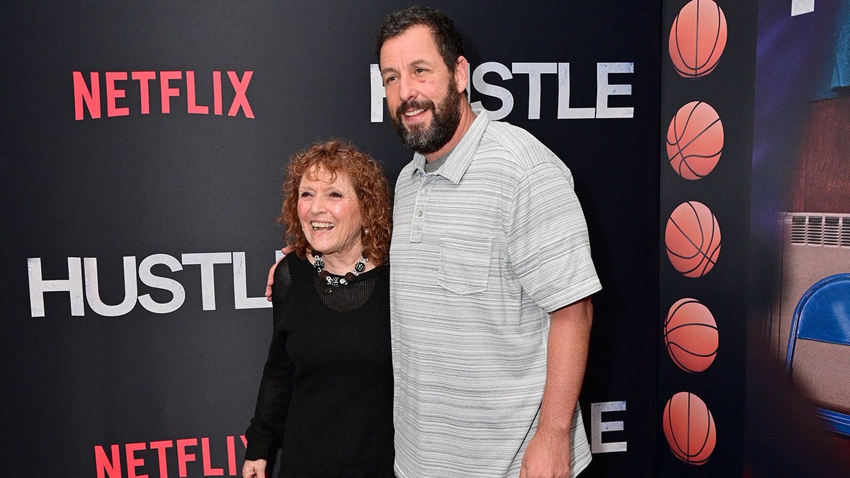 Adam Sandler and mom