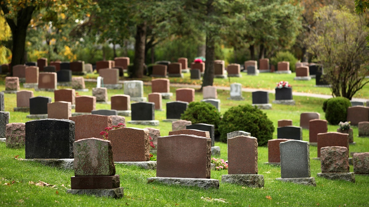 cemetery, headstones