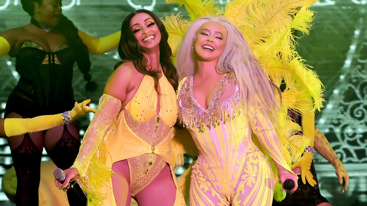 Christina Aguilera reunites with Mya for ‘Lady Marmalade’ performance at LA Pride