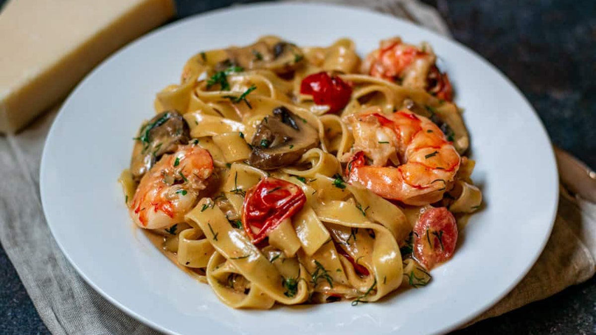 Shrimp pasta recipe