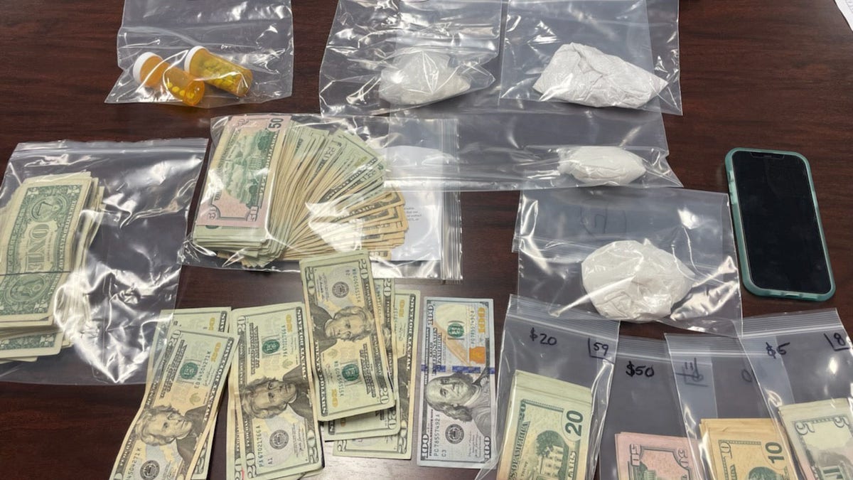 Fentanyl drug bust cash