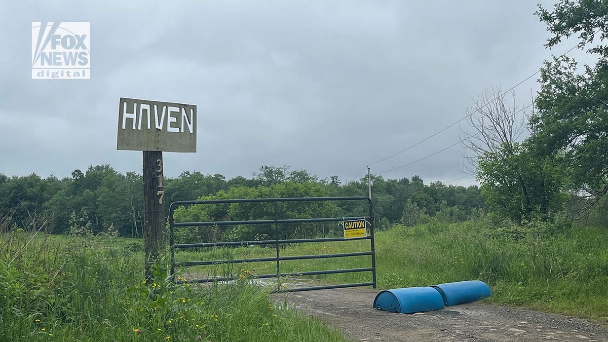 Camp Haven gate closed