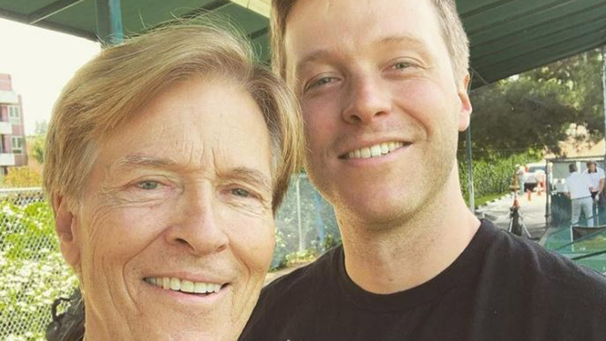 Jack Wagner and son Harrison Wagner pictured on Instagram