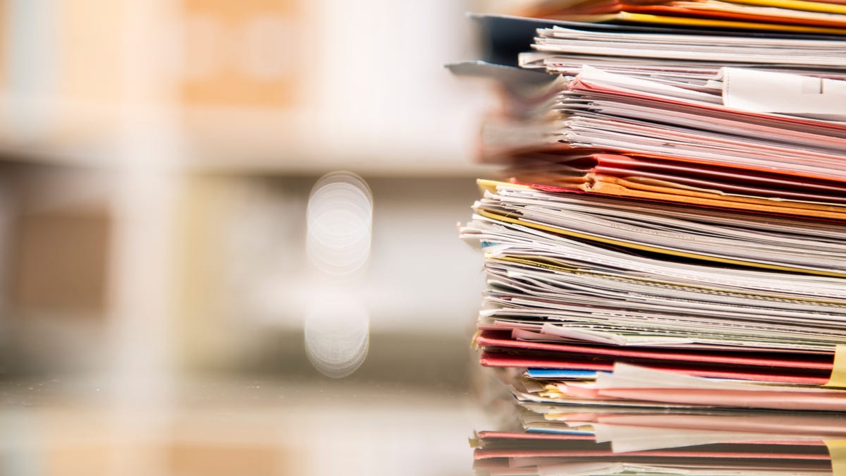 iStock image of files public records requests