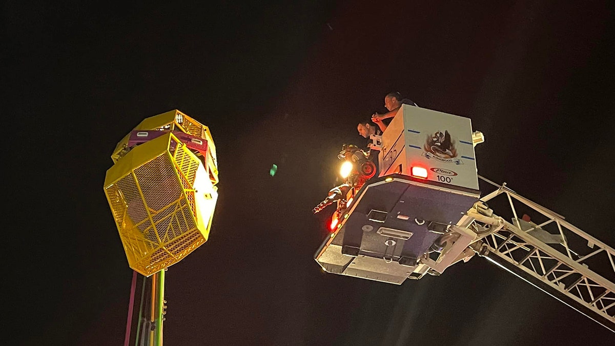 Riders trapped on carnival ride rescued