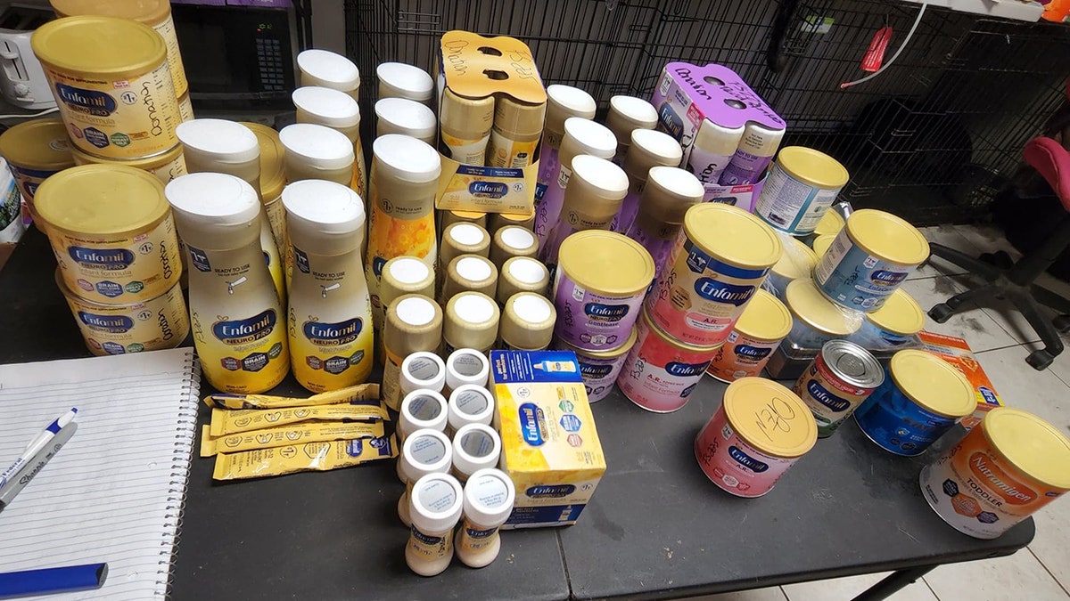 Baby formula pantry amid shortage