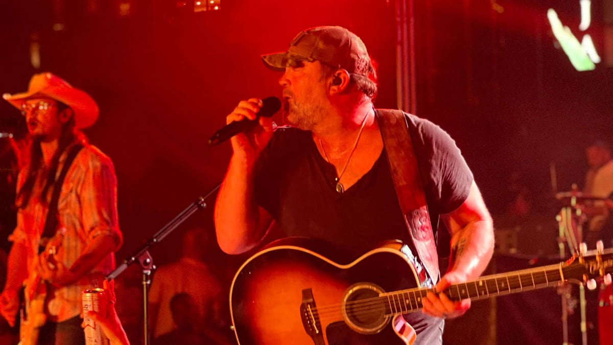 Country music singer Lee Brice performs in Ohio