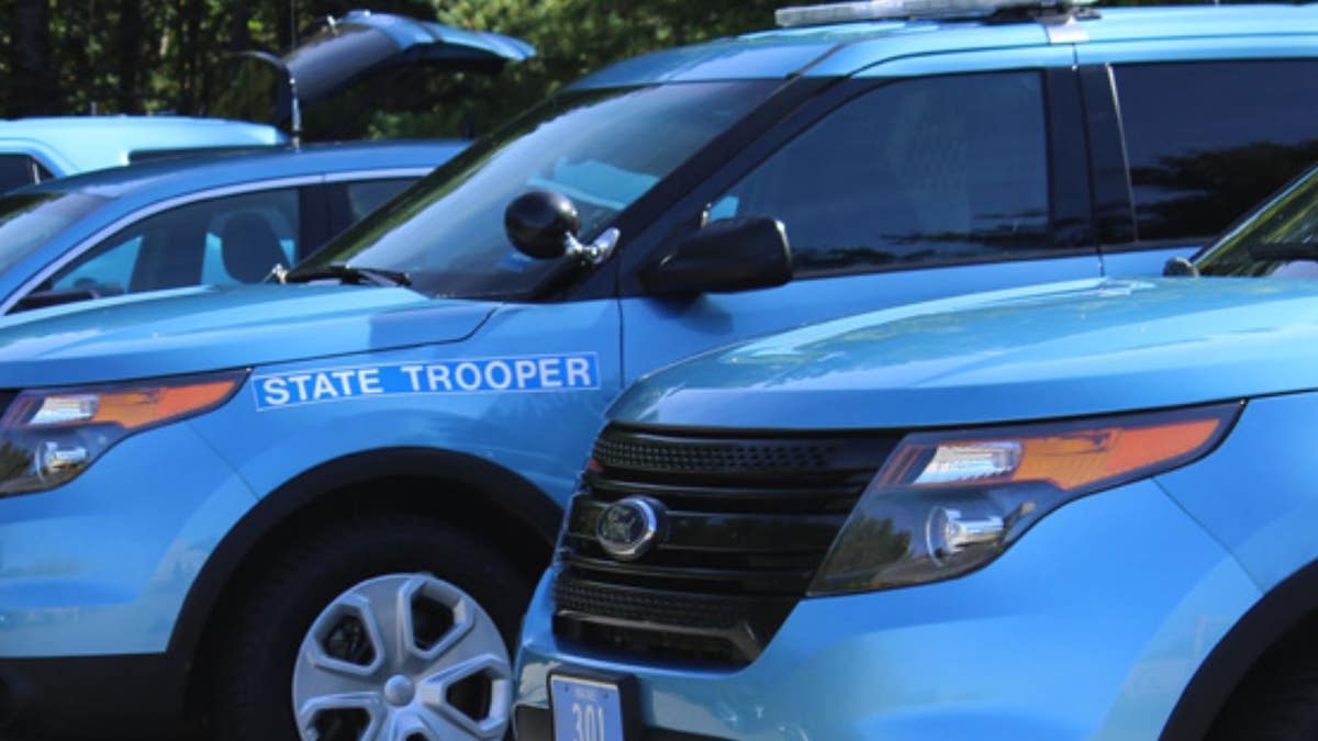 Maine State Police vehicles