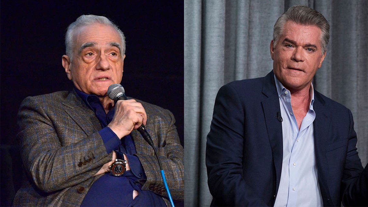 Martin Scorsese pictured alongside Ray Liotta