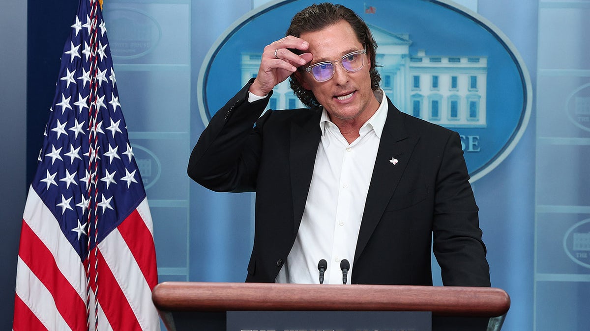 Matthew McConaughey at the White House