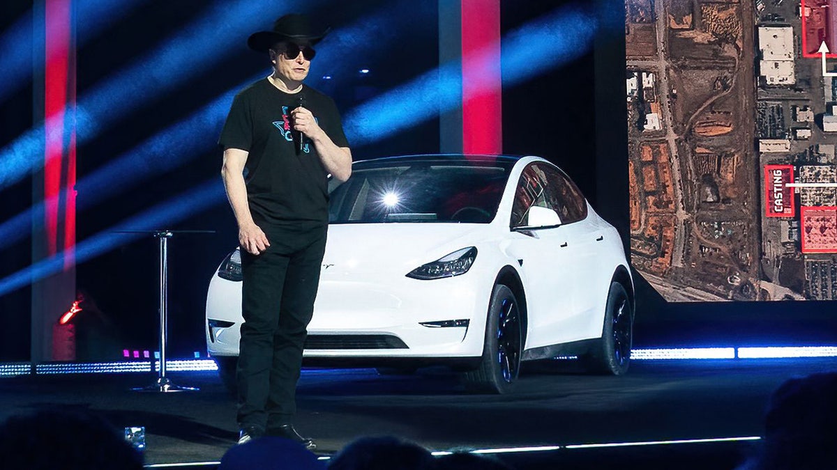 Tesla Model Y and Elon Musk