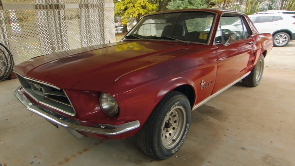 1967 Red Mustang