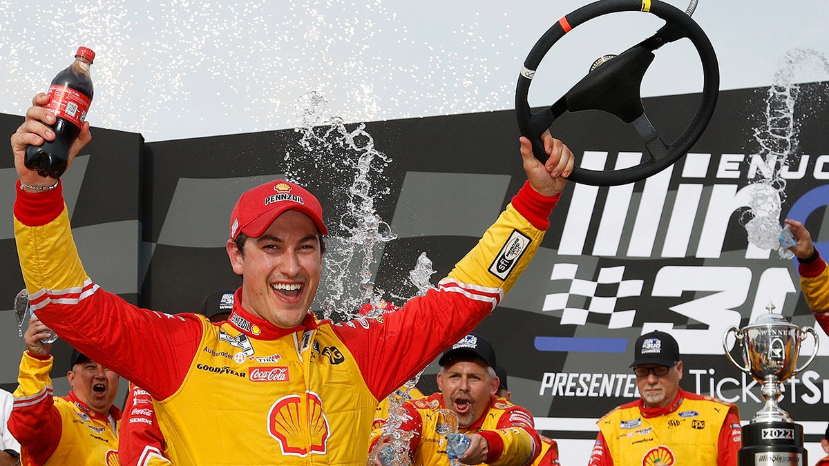 Joey Logano victory lane