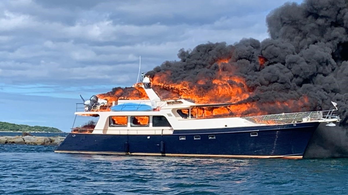 Yacht fire New Hampshire