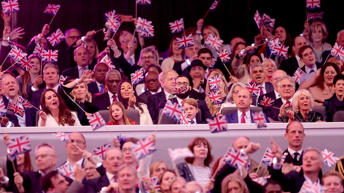 Queen Elizabeth was not present on Saturday's Jubilee celebrations.