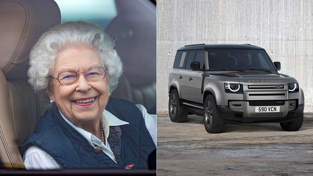 Queen Elizabeth and Land Rover