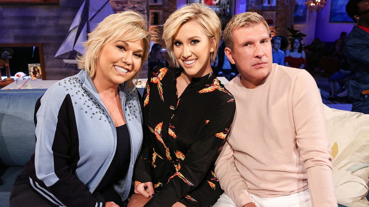 Julie, Savannah and Todd Chrisley