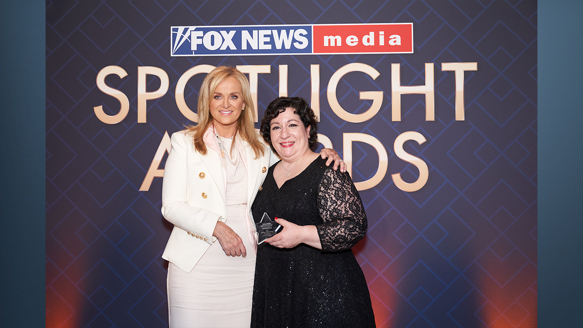 Fox News' Suzanne Scott with Mina Pertesis