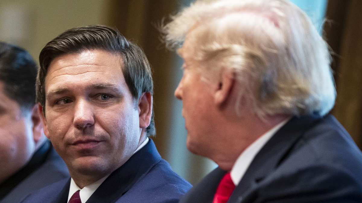 Donald Trump and Ron DeSantis