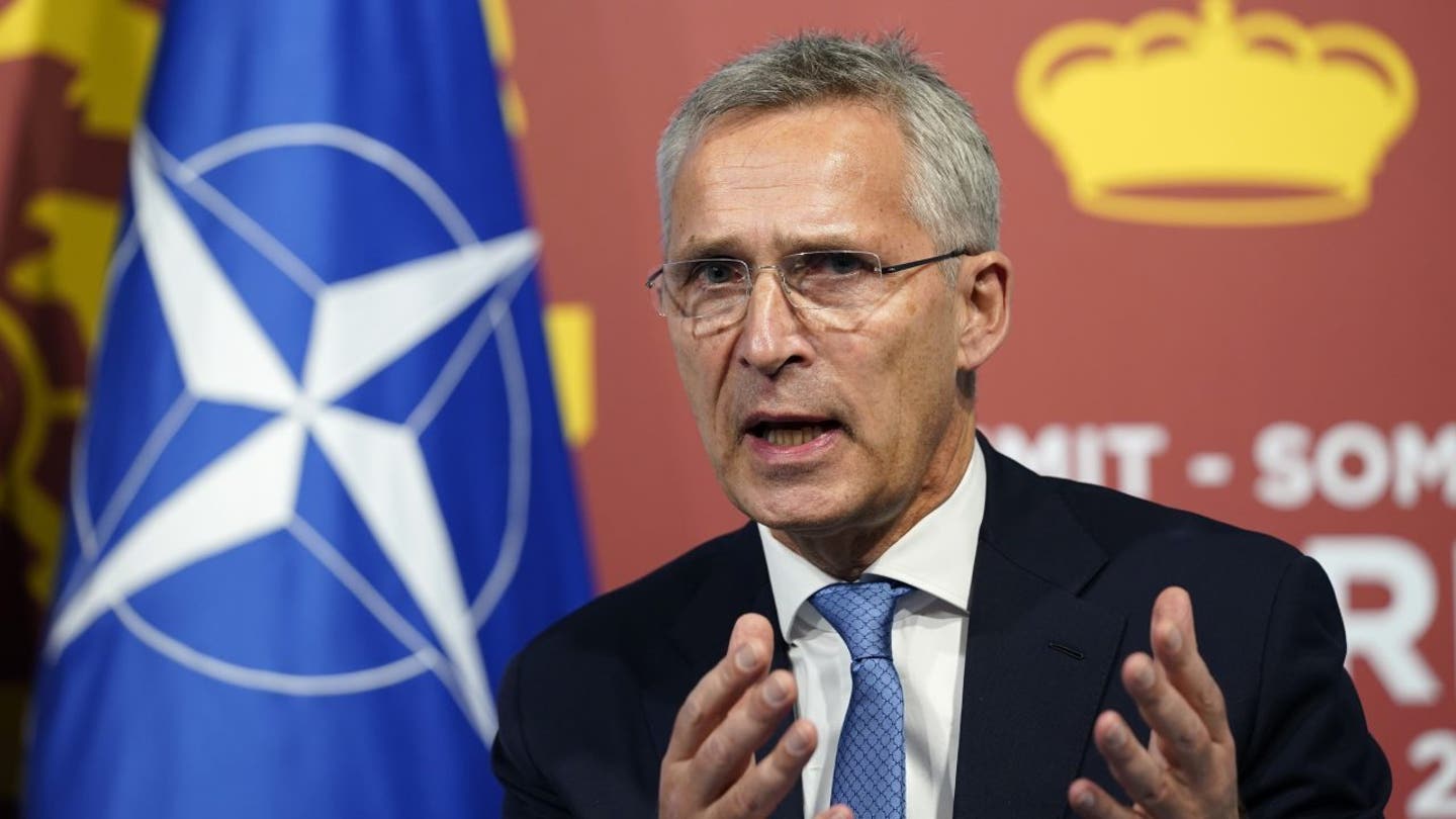 NATO Chief Calls for End to Restrictions on Ukraine's Use of Western Weapons in Russian Territory