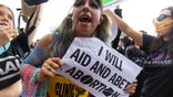 Supreme Court abortion protesters are seen after Roe v. Wade was overturned
