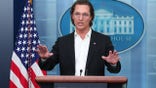 Matthew McConaughey white house press briefing