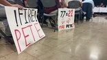 Uvalde residents voice their anger at school police chief Pete Arredondo.