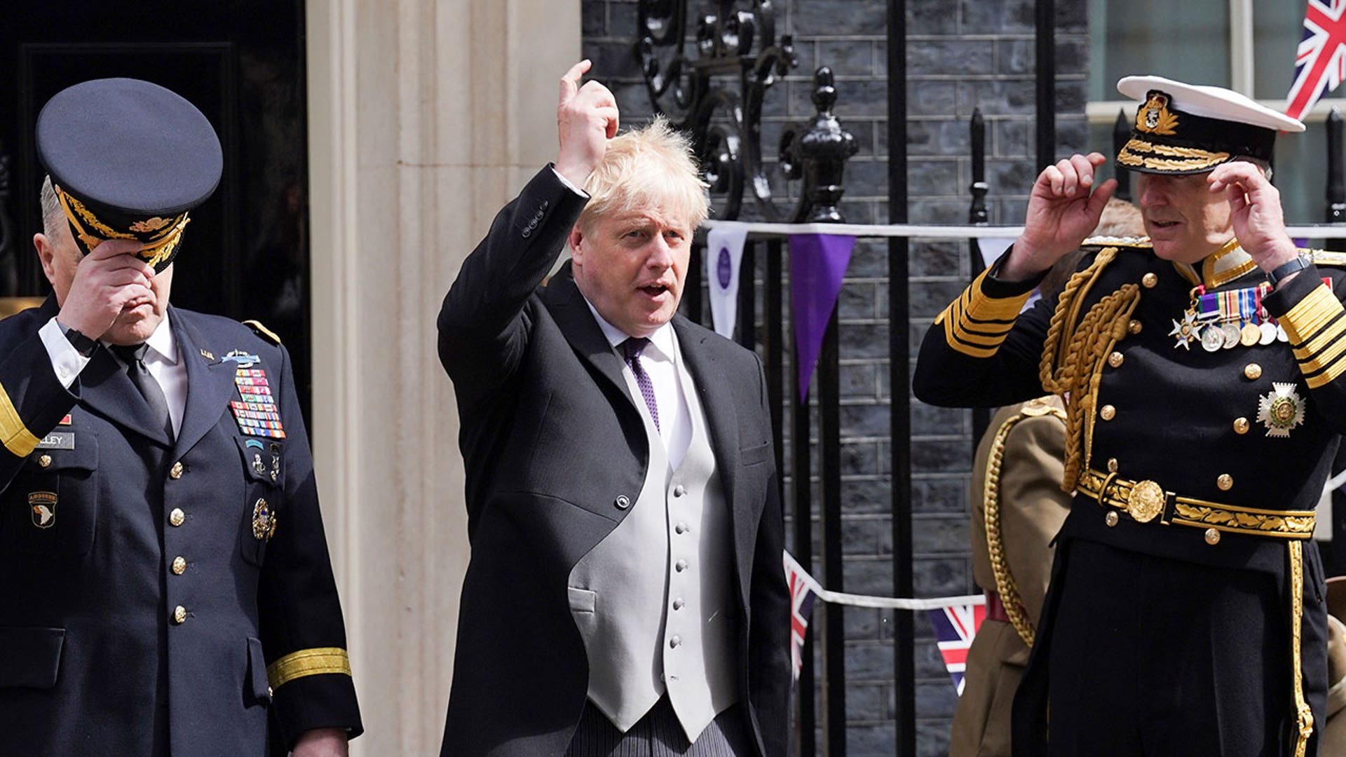Boris Johnson at Trooping of the Colour