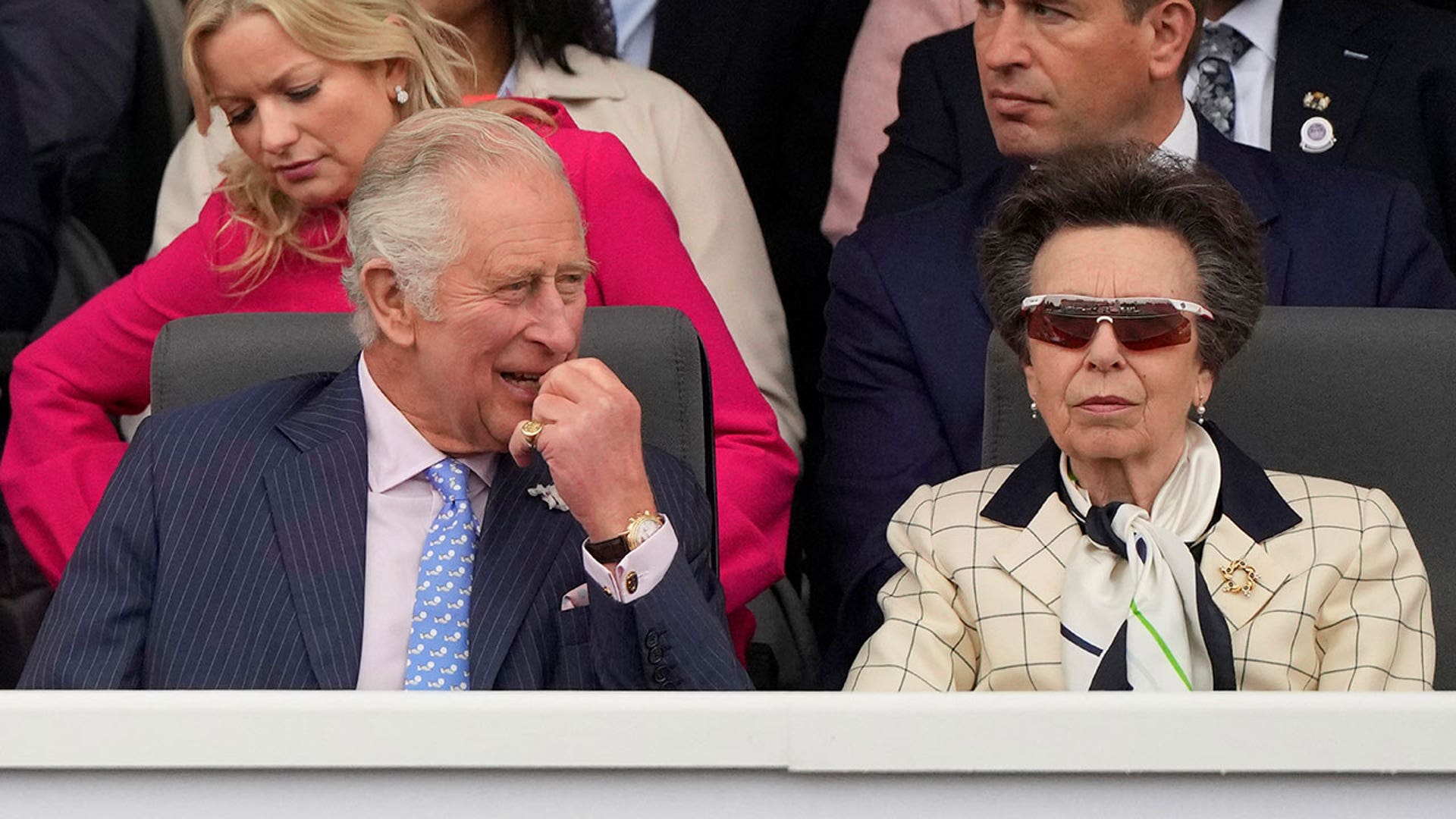 Charles and Anne during Jubilee Pageant
