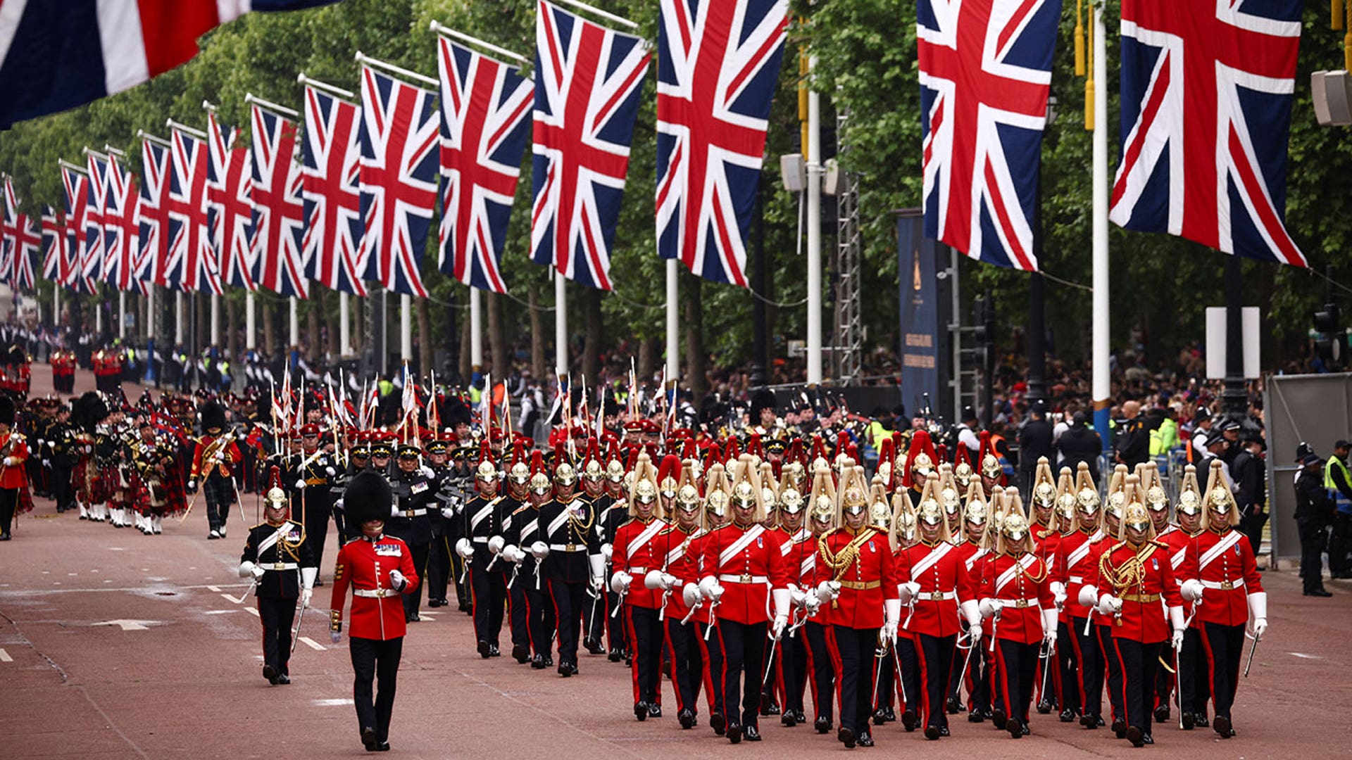 Military during Platinum Jubilee Parade