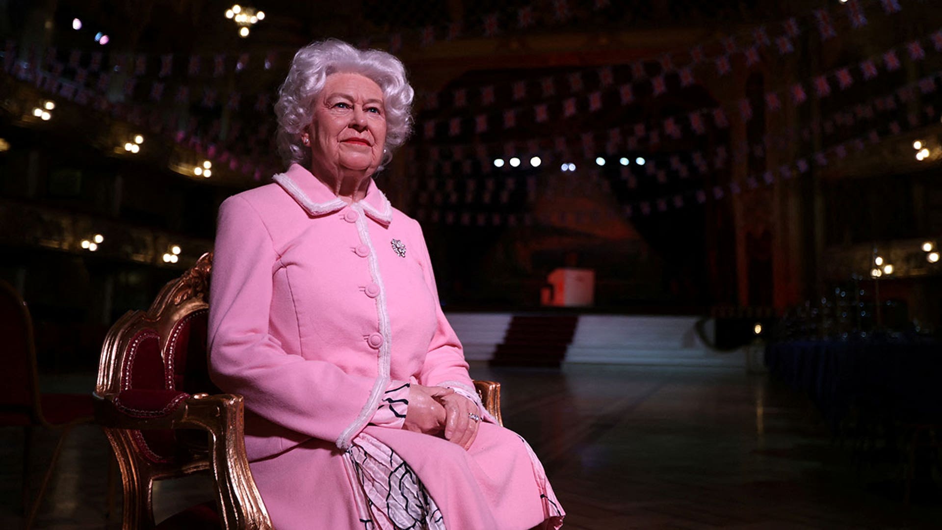 Queen Elizabeth II wax figure