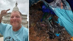 NY man cycling to all 50 states burns his tent down in Michigan: 'I tried not to panic'