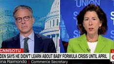 Commerce Secretary Raimondo pressed on Biden looking 'flat-footed' on inflation, baby formula shortage