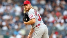 Angels’ pitcher Noah Syndergaard hit hard in return to New York, Yankees win series opener