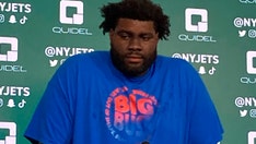 Jets' Mekhi Becton sports 'Big Bust' T-shirt as he addresses doubters