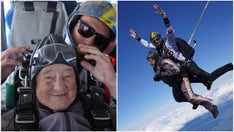 103-year-old woman becomes oldest to parachute out of a plane