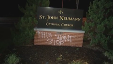 Virginia Catholic Church targeted with fire, graffiti after SCOTUS overturns Roe
