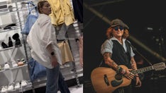 Johnny Depp performs with Jeff Beck in Finland as Amber Heard is spotted shopping following defamation trial