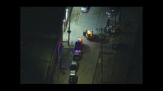 LAPD form skirmish line after officers pummeled with fireworks, bottles during 'street takeover'